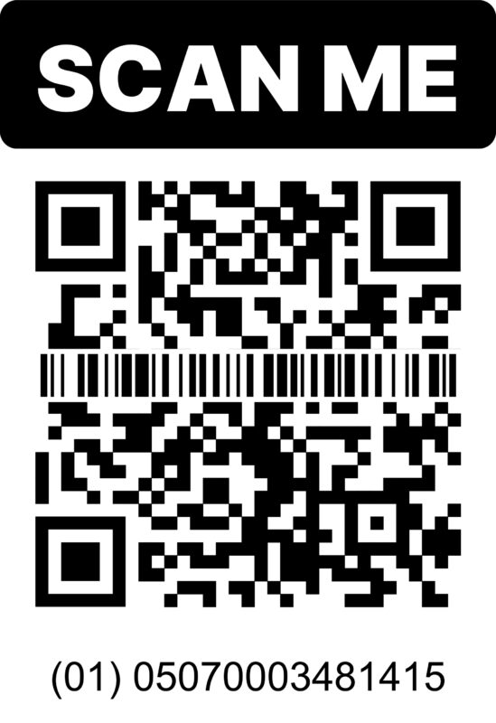 QR/Bar Code hybrid for the J4JAYS Fans Only Body Oil